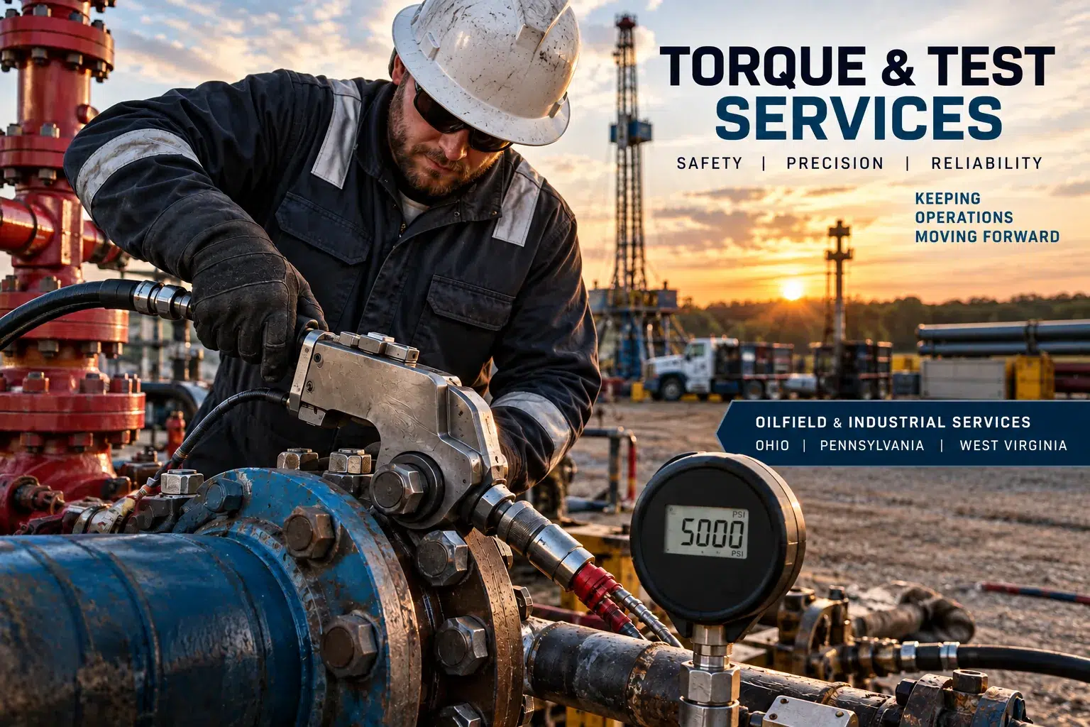 Wagner Energy Services oilfield torque and test services